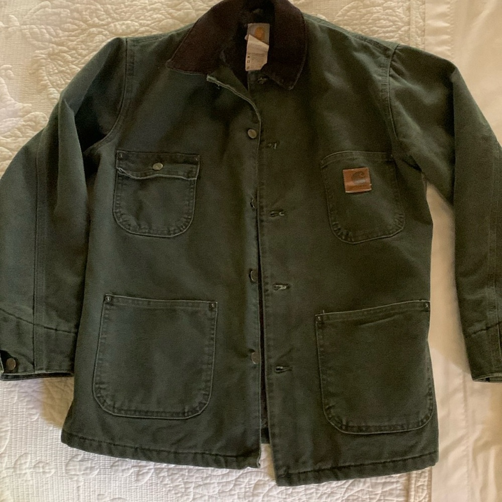Carhartt Michigan Chore Coat Jacket CO2MOS Men's size small $200